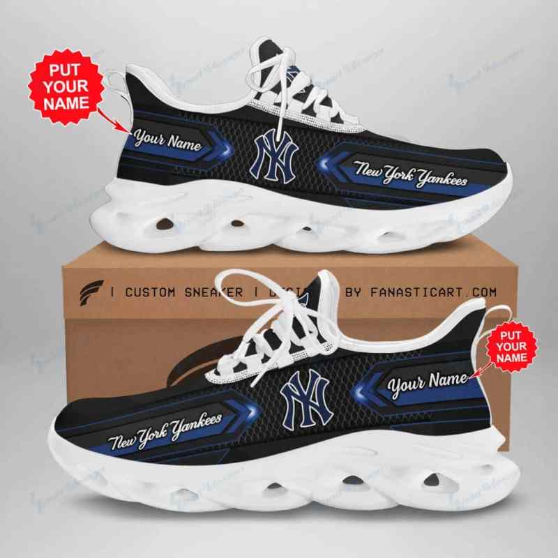 New York Yankees Personalized Yezy Running Sneakers