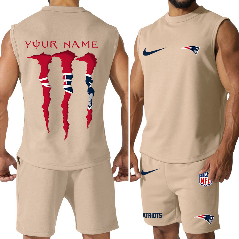 New England Patriots Jersey Tank Top and Shorts