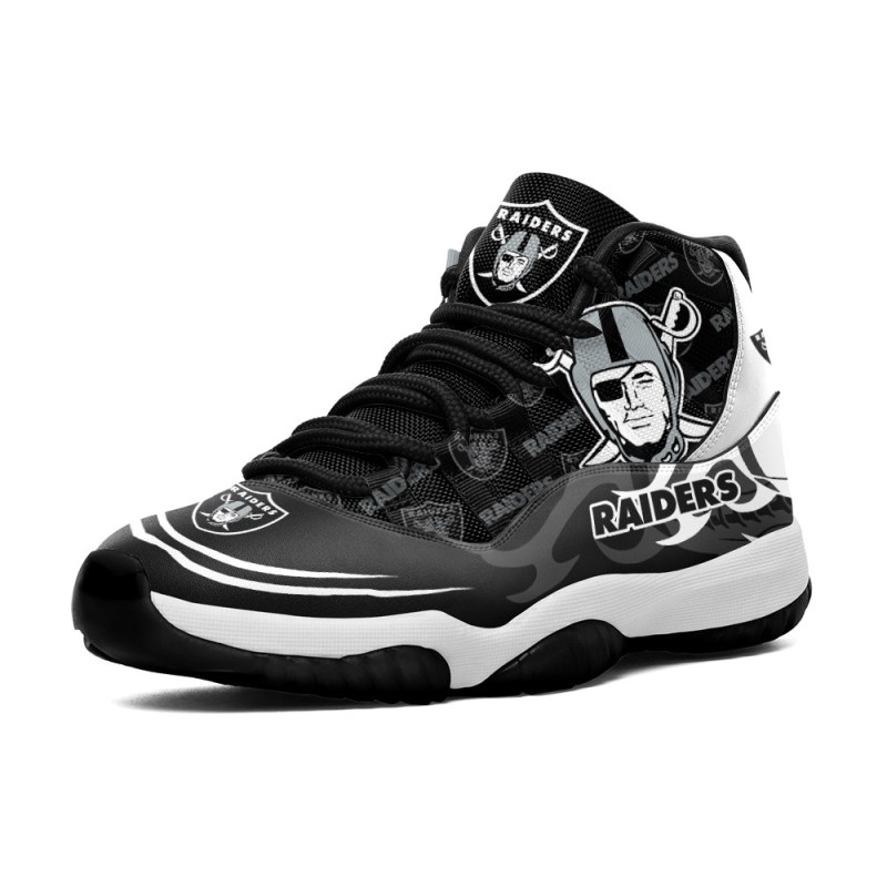Las Vegas Raiders AJD11 Sneakers - Side View