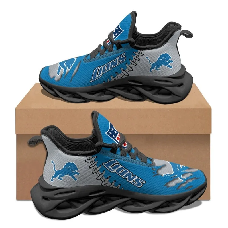 Detroit Lions Sneakers 3D Yezy Running Shoes