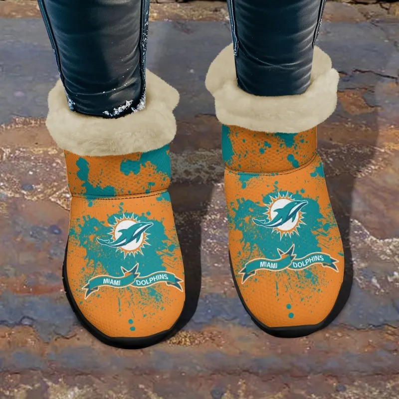 Miami Dolphins Snow Boots Image 2