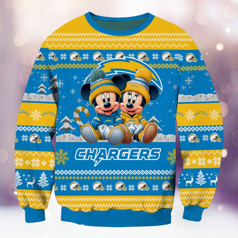 Los Angeles Chargers Ugly Christmas Sweater