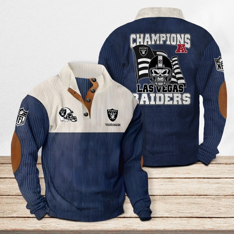 Las Vegas Raiders Colorful Stand Collar Sweatshirt Limited Edition AZCACSSW000090 9 AZCACSSW000090 – MK Blue