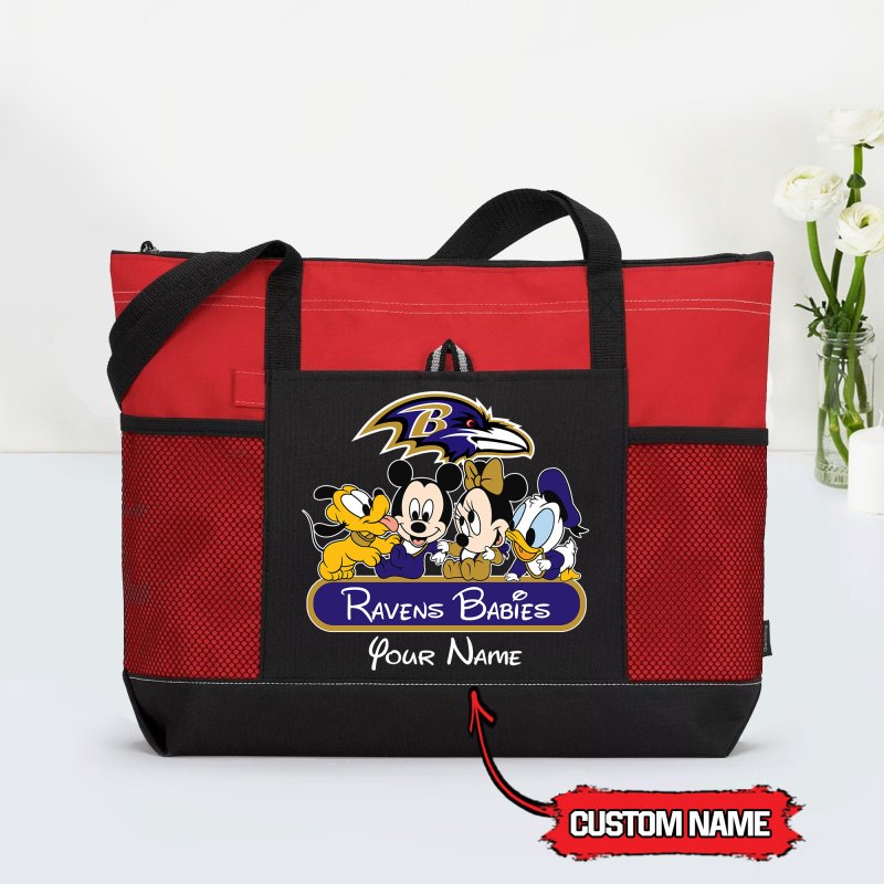 Baltimore Ravens Tote Bag Red