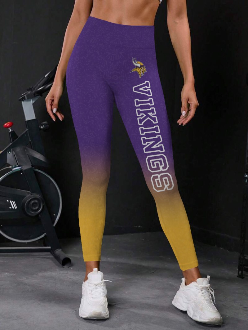 Minnesota Vikings Leggings Back View