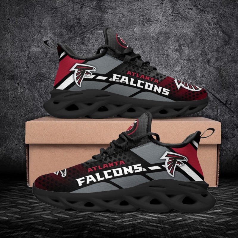 Atlanta Falcons Yezy Running Sneakers Close Up