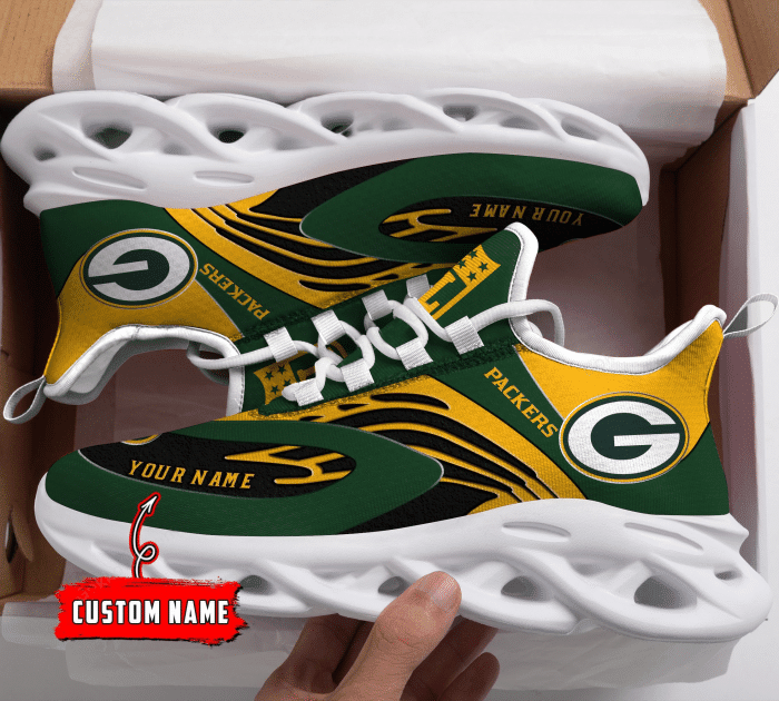Green Bay Packers Yezy Running Sneakers