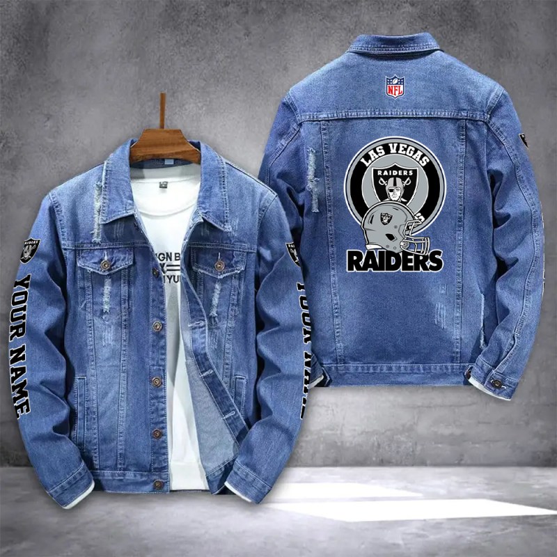Las Vegas Raiders Denim Jacket