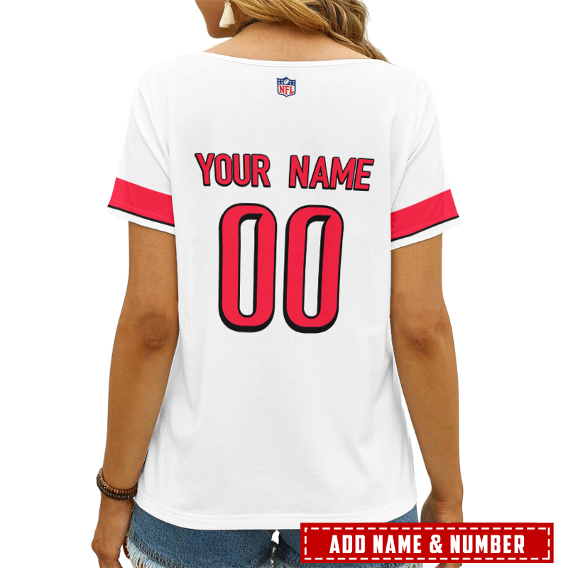 Kansas City Chiefs V-neck T-shirt for Women