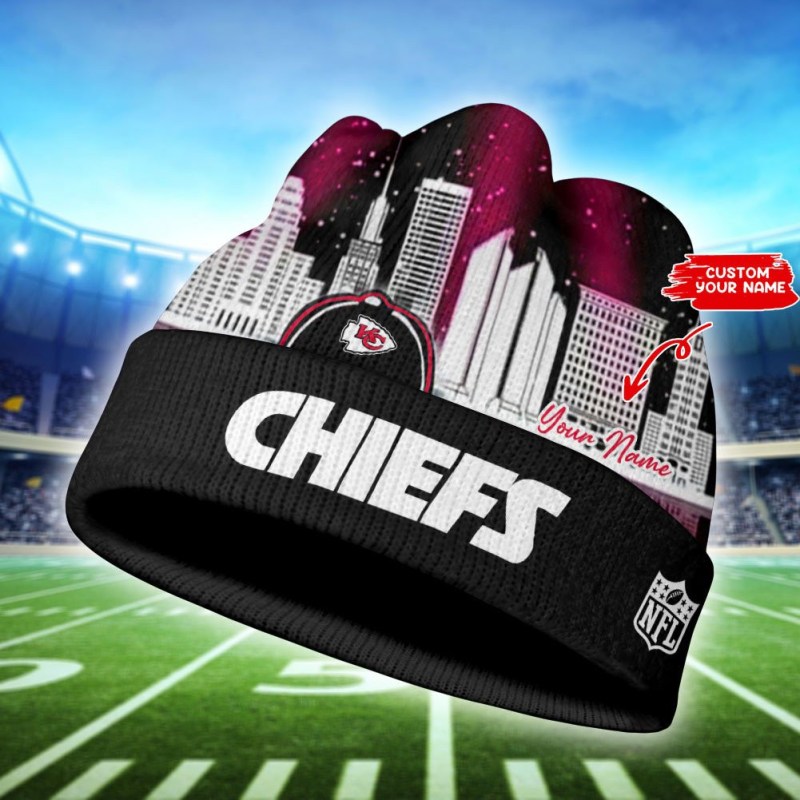 Kansas City Chiefs Personalized Wool Beanie