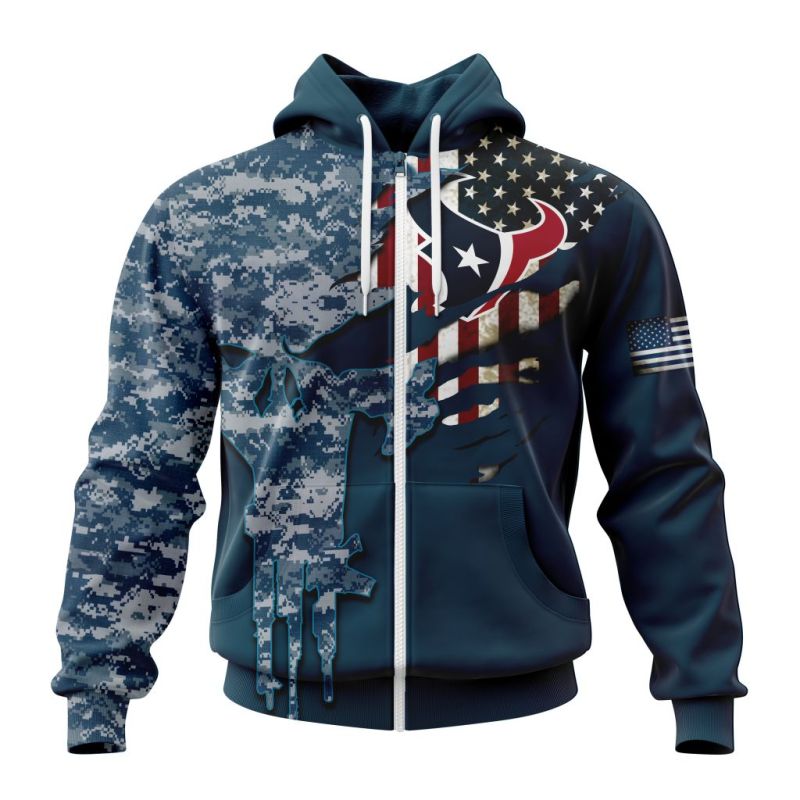 Houston Texans Zip Hoodie Front