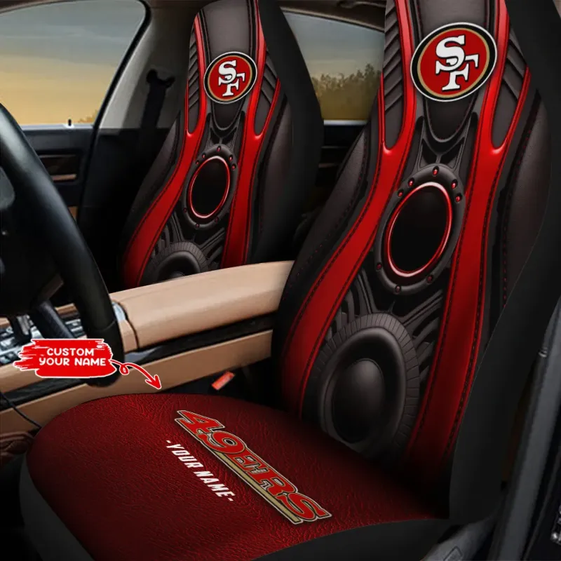 San Francisco 49ers Personalized Car Seat Cover