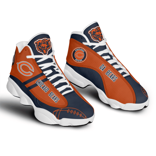 Chicago Bears AJD13 Sneakers Side View
