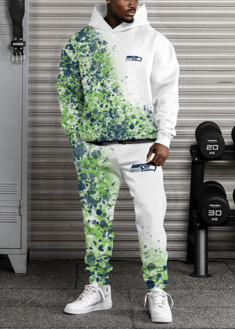 Seattle Seahawks Hoodie and Sweatpants Set
