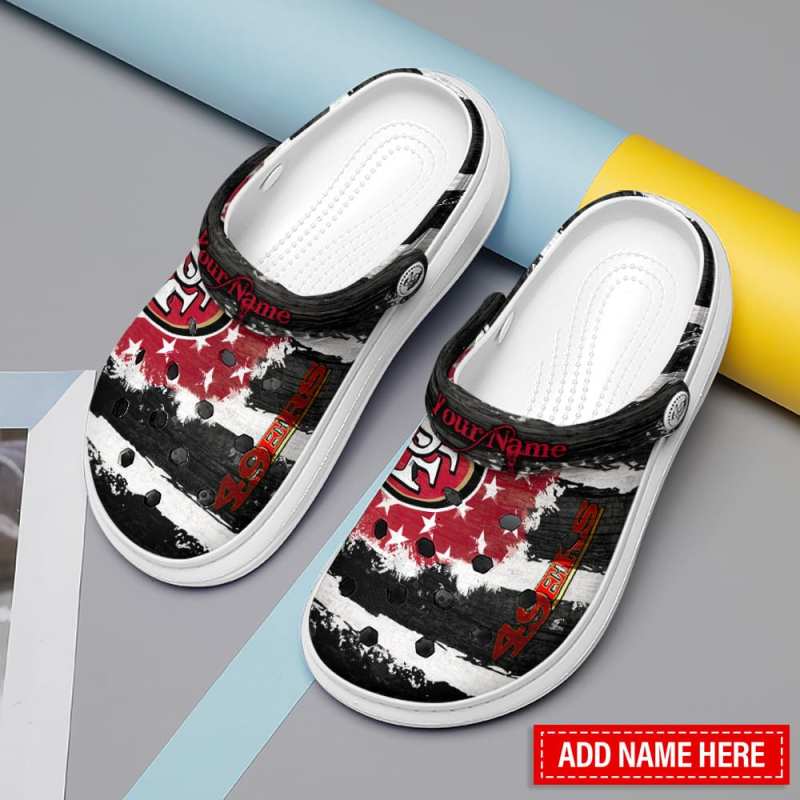 San Francisco 49ers Personalized Limited Clogs