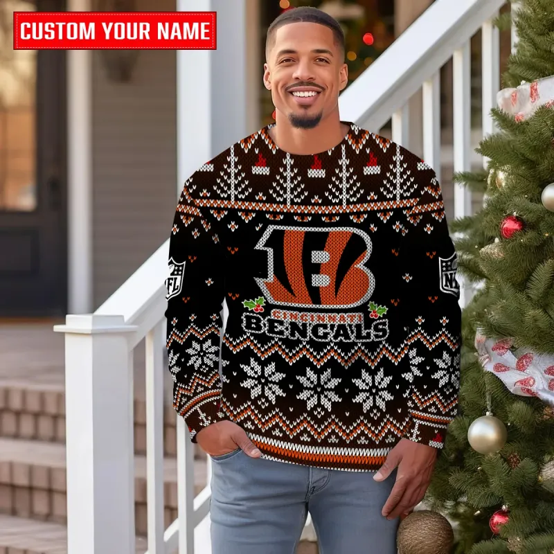 Cincinnati Bengals Ugly Christmas Sweater 1