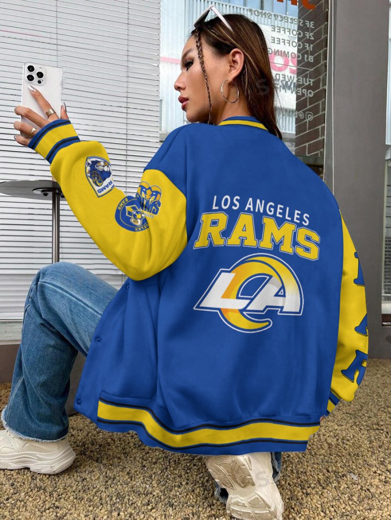 Los Angeles Rams Varsity Jacket - Back View