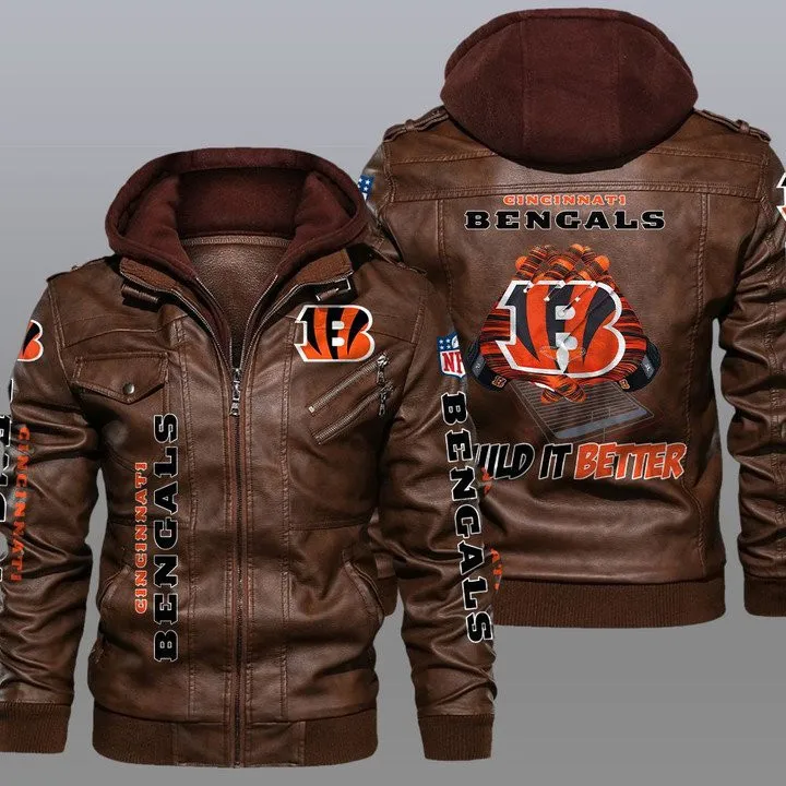 Cincinnati Bengals Leather Jacket