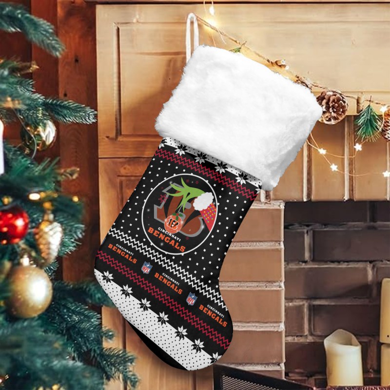 Cincinnati Bengals Christmas Socks