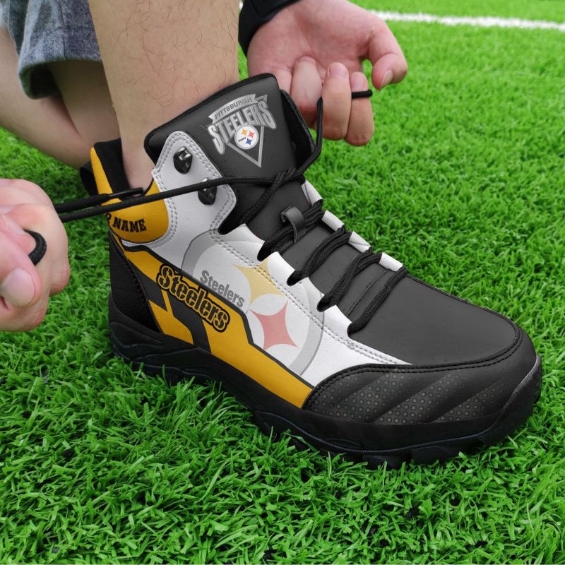 Stylish Pittsburgh Steelers Hiking Shoes