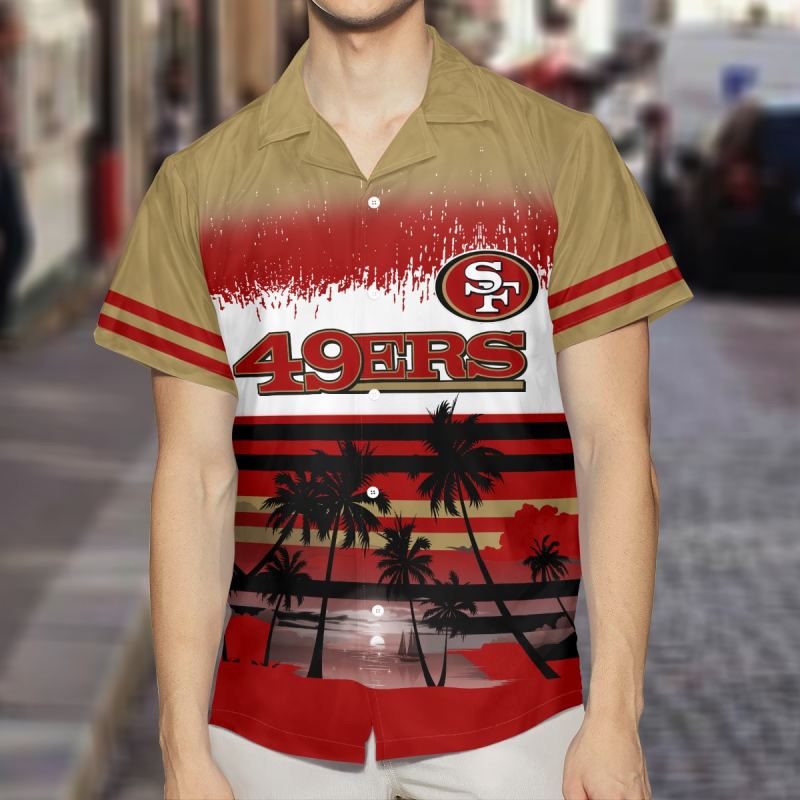 San Francisco 49ers Summer Hawaiian Shirt