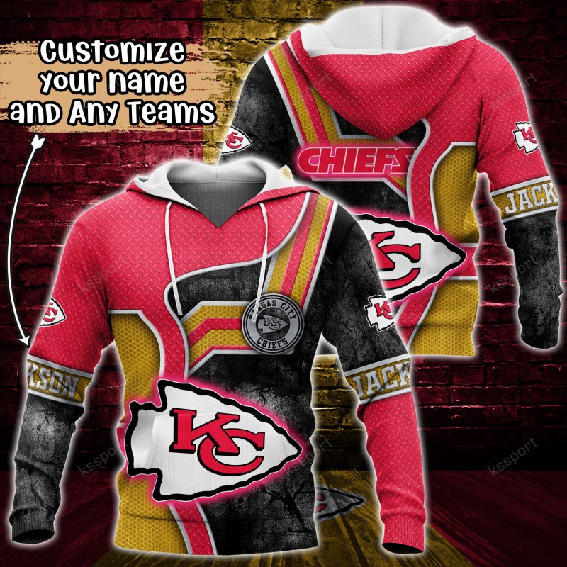 Kansas City Chiefs Personalized Hoodie