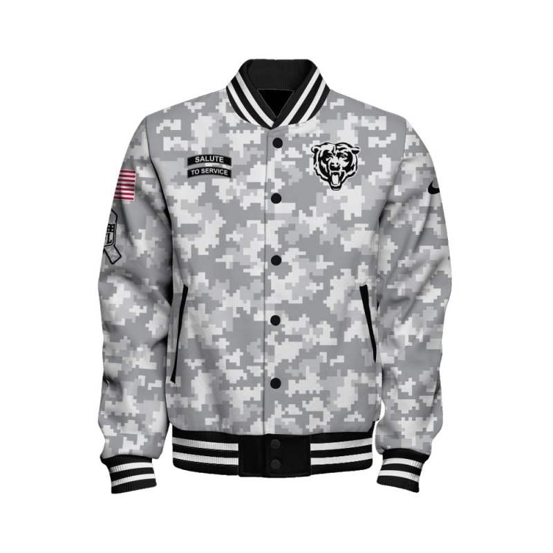 Chicago Bears Varsity Jacket Image 2
