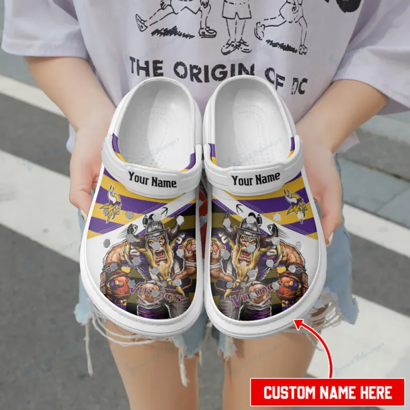 Minnesota Vikings Personalized Clog Side View
