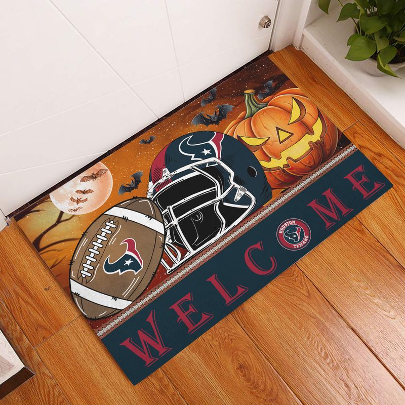 Houston Texans Halloween Doormat