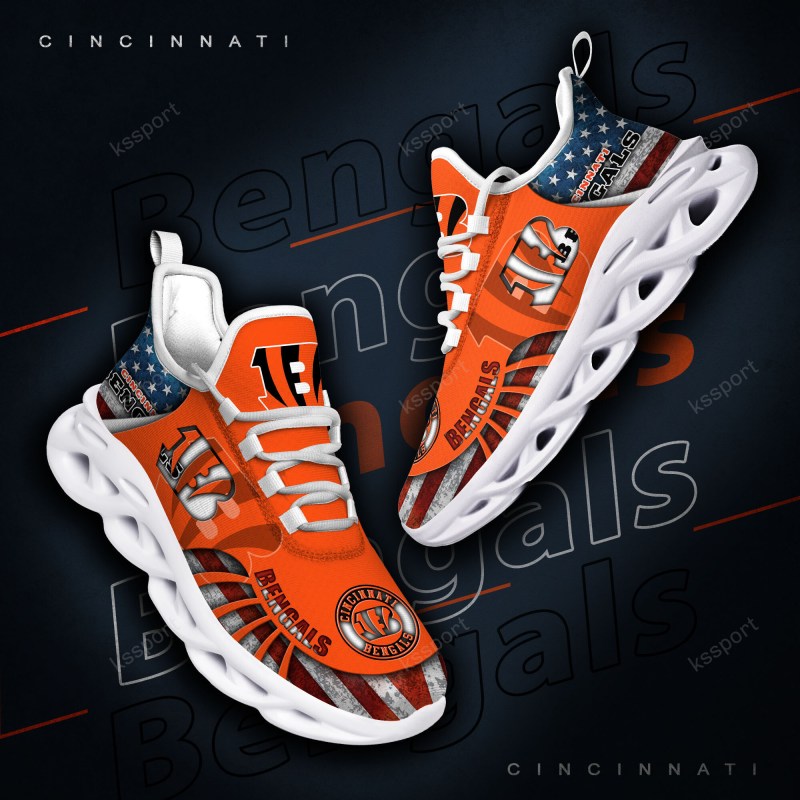 Cincinnati Bengals Yezy Running Sneakers