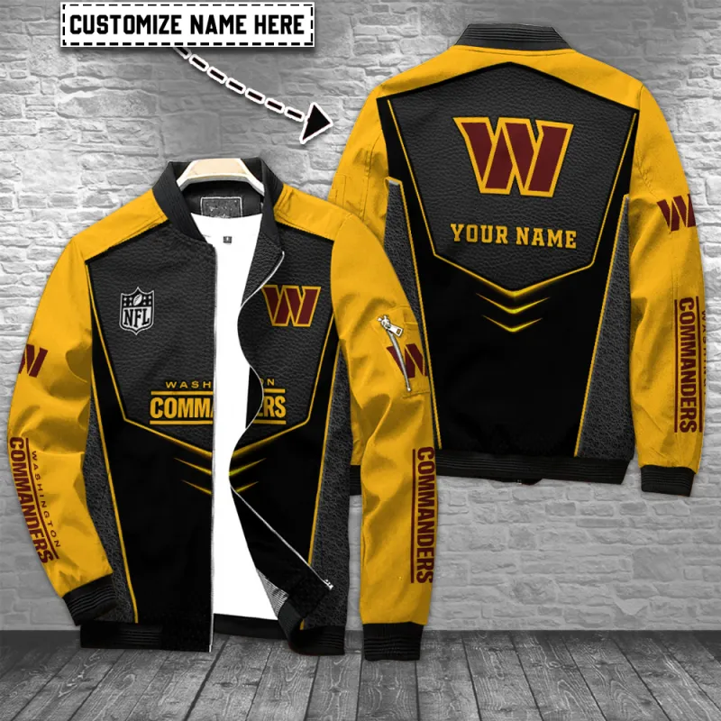 Washington Commanders Personalized Bomber Jacket