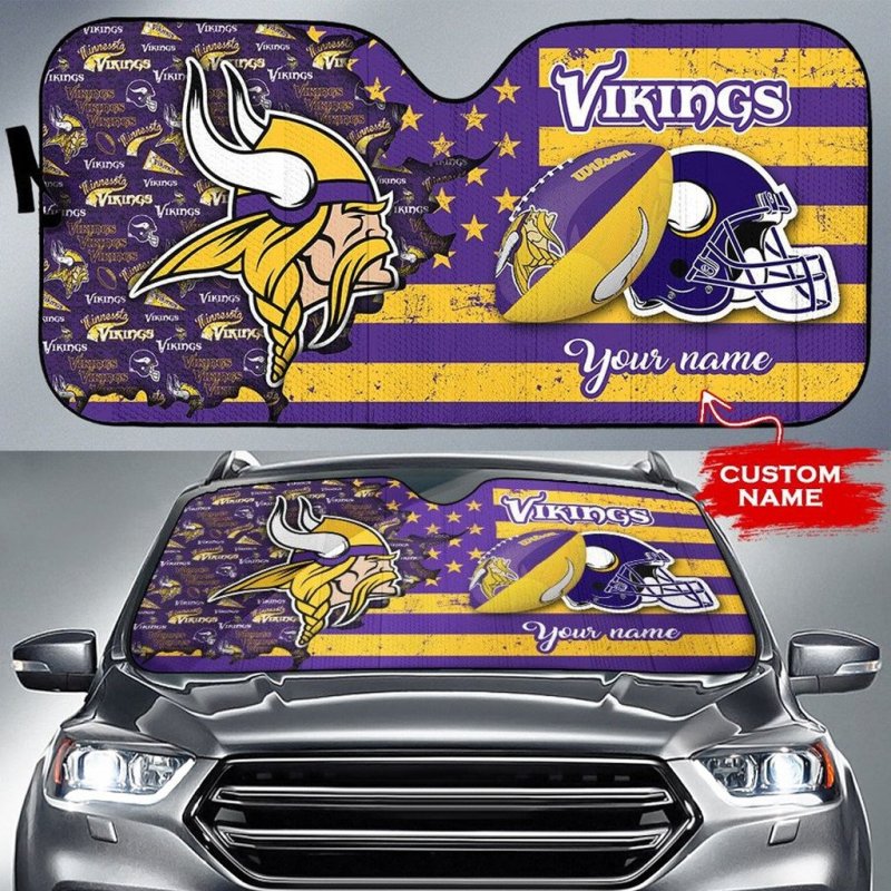 Minnesota Vikings Auto Sun Shade