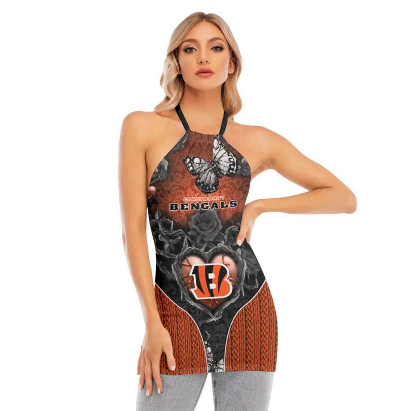 Cincinnati Bengals Women's Halter Top Image 2