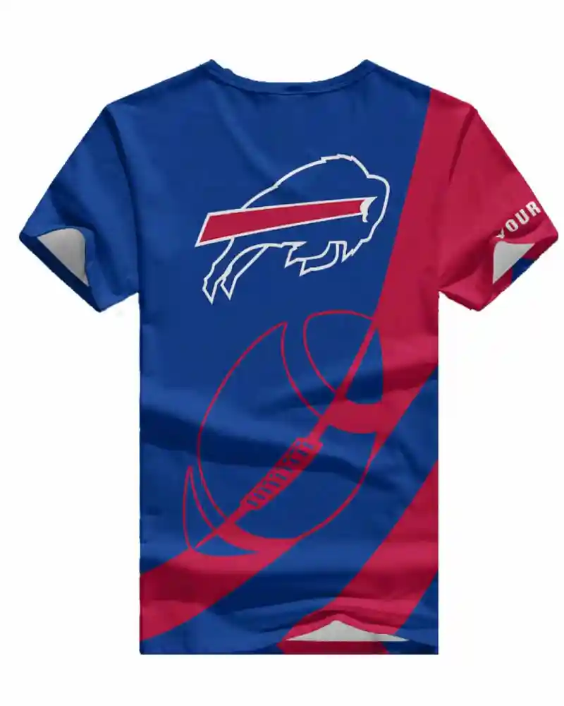 Buffalo Bills Personalized V-neck Women T-shirt