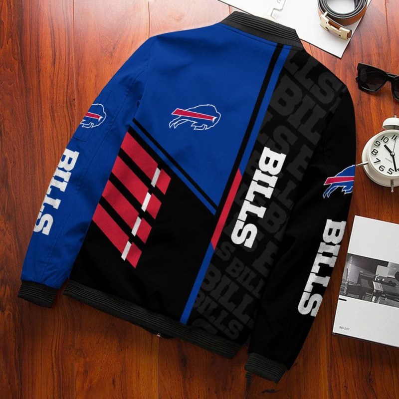 Buffalo Bills Bomber Jacket - Back View