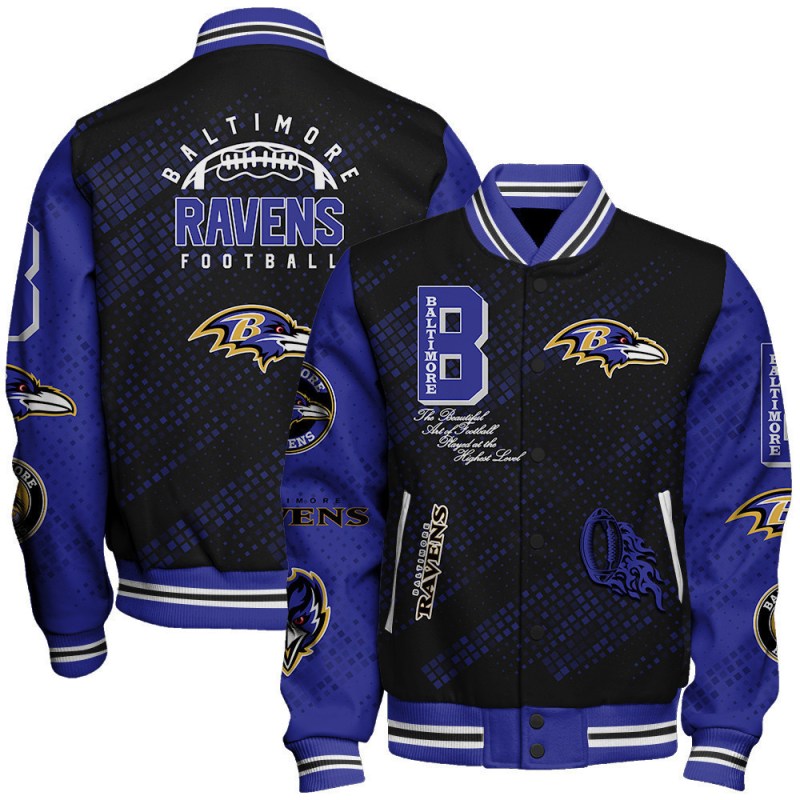 Baltimore Ravens Unisex Varsity Jacket