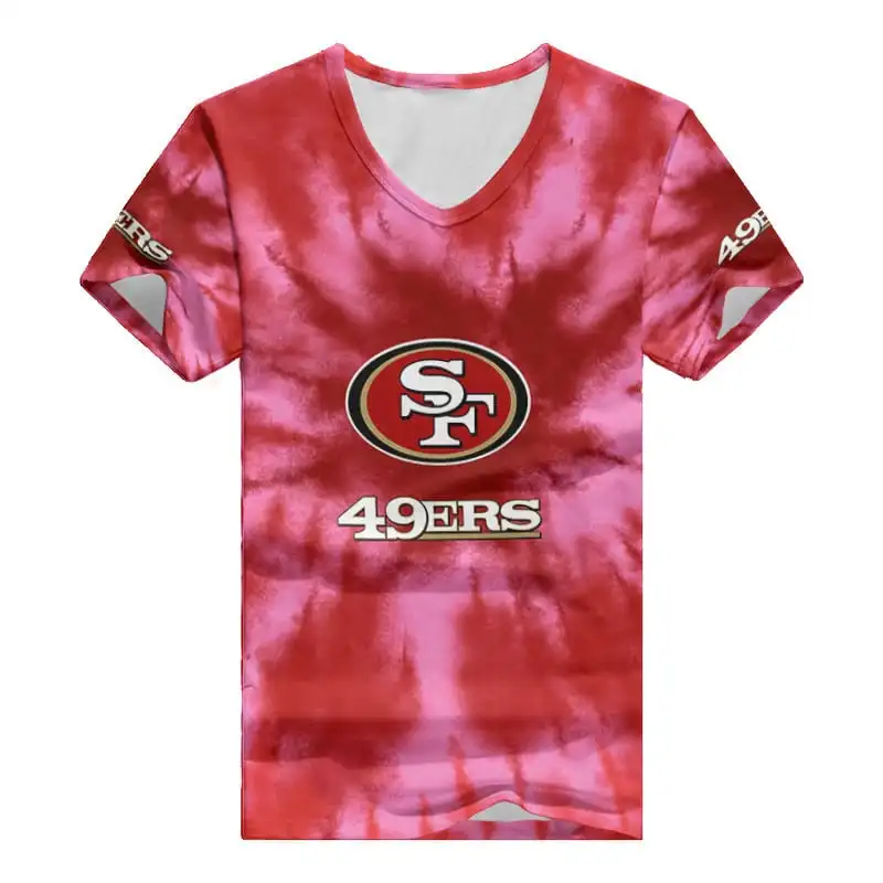 San Francisco 49ers Summer V-neck Women's T-shirt