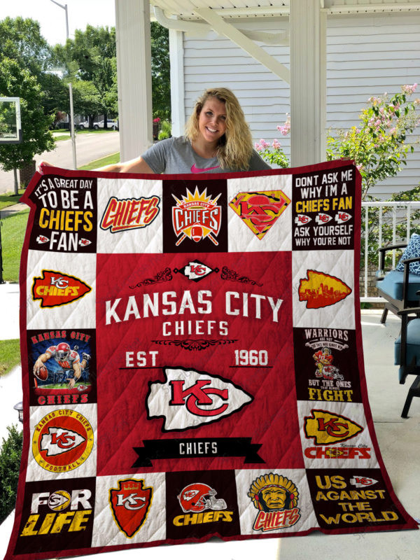 Kansas City Chiefs Premium Quilt Size Chart
