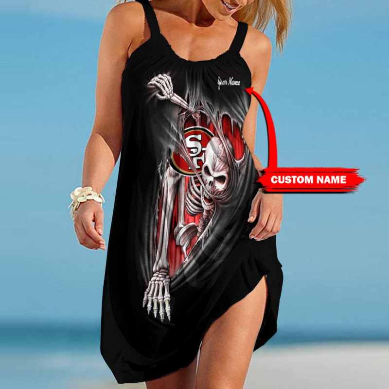 Custom San Francisco 49ers Beach Dress