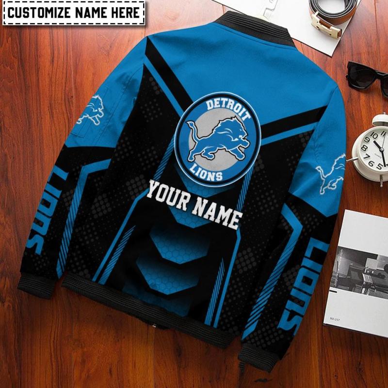 Personalized Detroit Lions Bomber Jacket