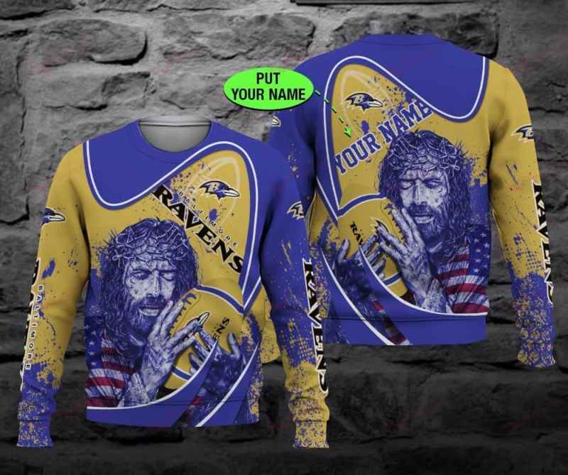 Personalized Ravens Sweater