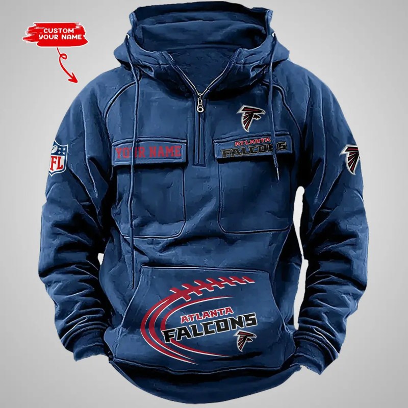 Atlanta Falcons zip hoodie - Back view