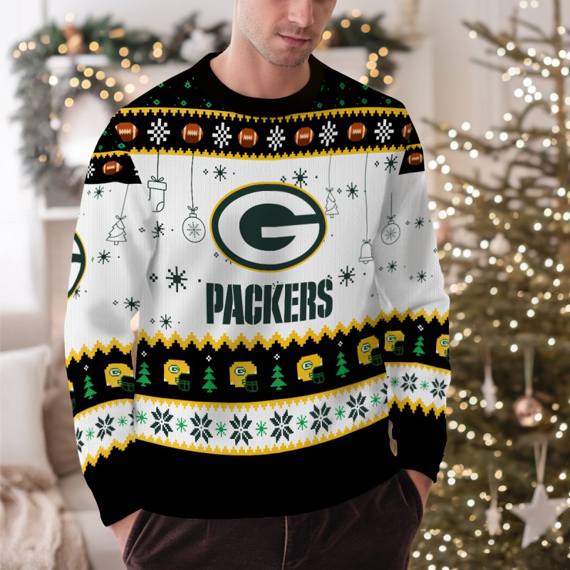 Green Bay Packers Ugly Christmas Sweater 1