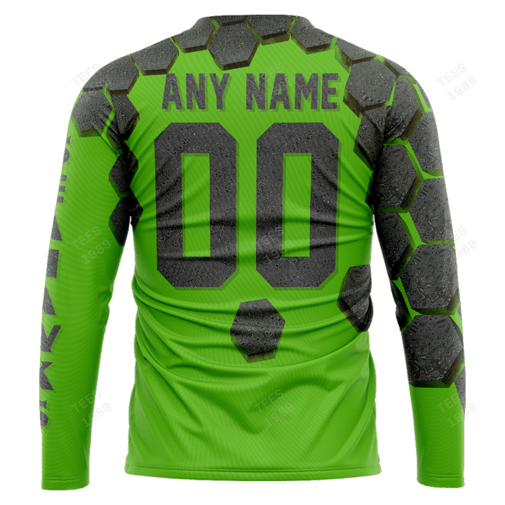 Seattle Seahawks Sweater Details Close-Up