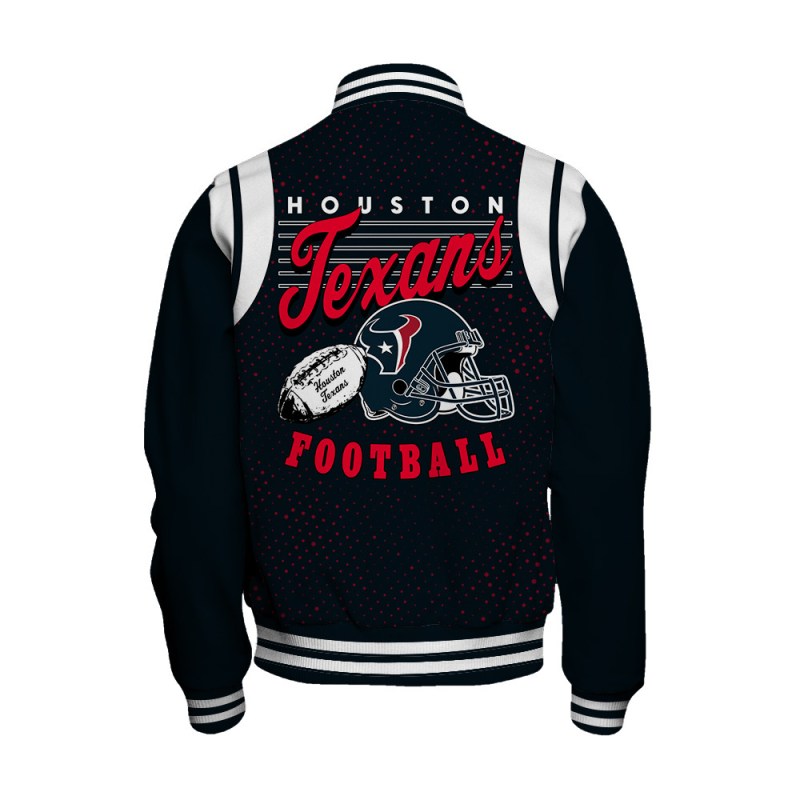 Houston Texans Varsity Jacket Detail