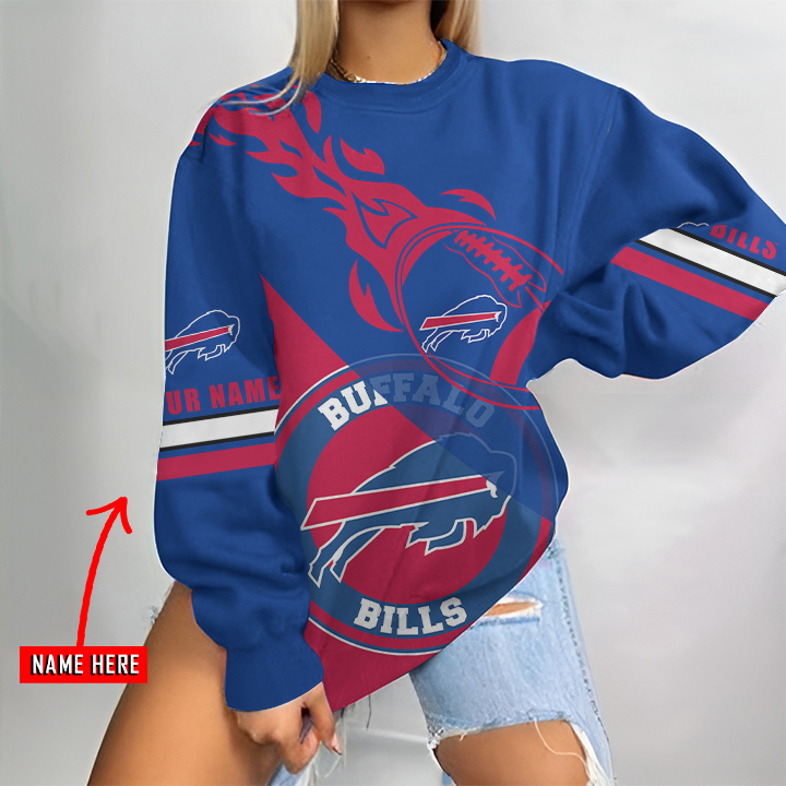 Buffalo Bills Personalized Round Neck Sweatshirt