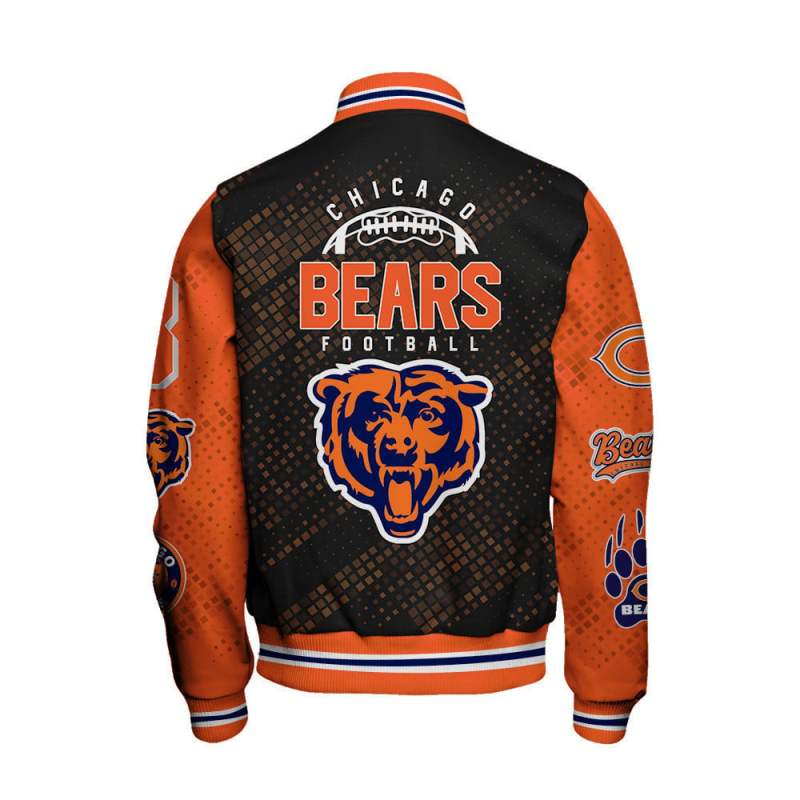 Chicago Bears Unisex Varsity Jacket Image 3