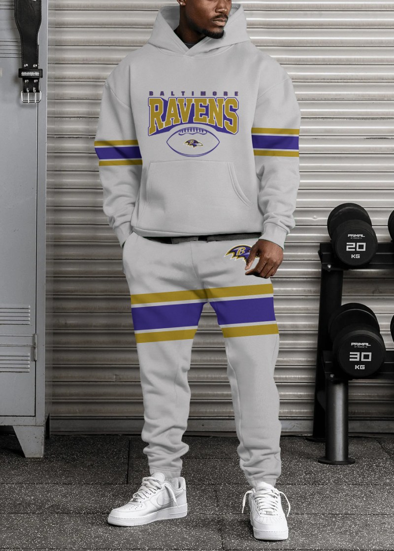 Baltimore Ravens Hoodie and Sweatpants Set