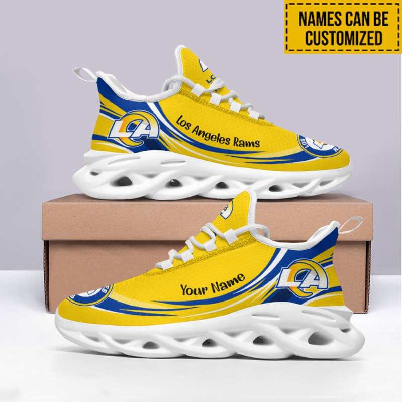 Los Angeles Rams Personalized Yezy Running Sneakers BB551