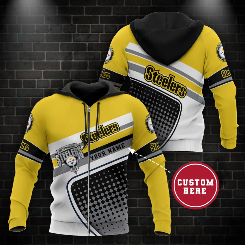 Pittsburgh Steelers Hoodie Front View